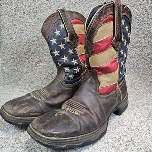 Durango Lady Rebel Western Flag Boots Women’s 11M Well‎ Loved See Pics